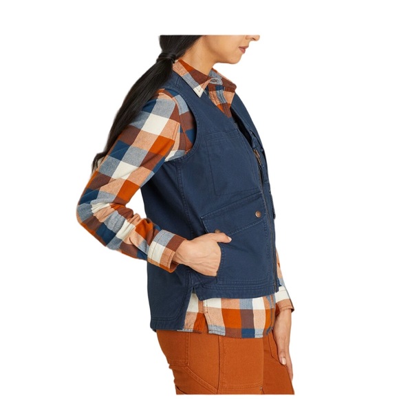 Duluth Trading Co Women's Can-Do Canvas Vest - Picture 3 of 9